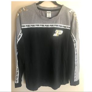 VS Pink Purdue top